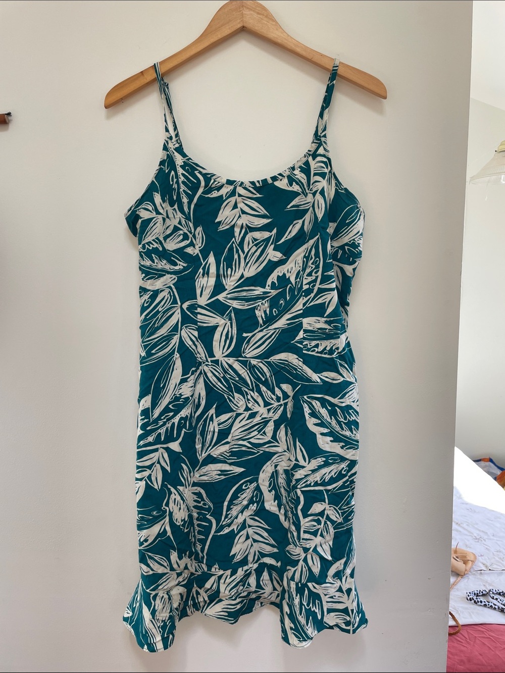 Hilo Hotties made in Hawaii floral teal sundress